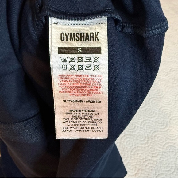 Gymshark Navy Full-Zip Jacket size Small - Picture 8 of 8